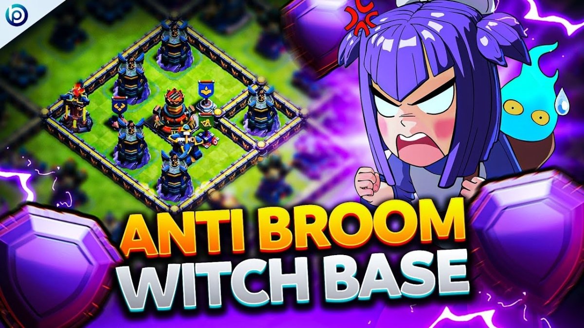 Best Town Hall 17 Anti-Broom Witch Base for War & Legends + Link