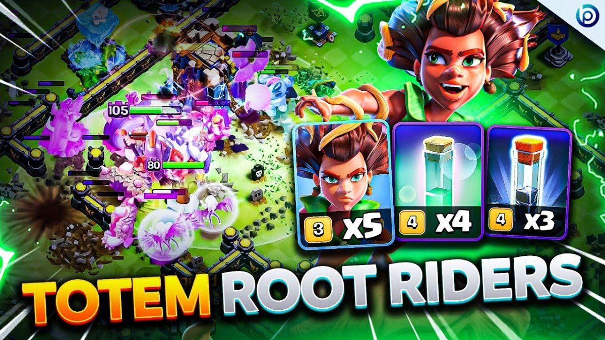 TH18 RC Walk Root Riders Army + Totem Spell Explained