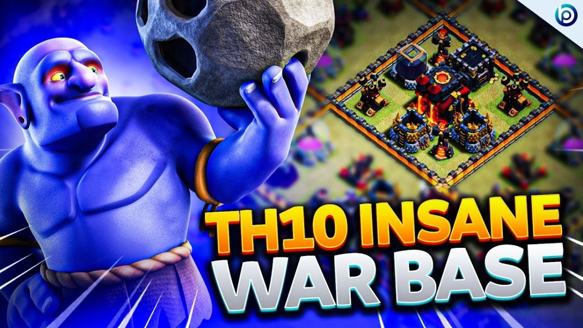 Blueprint TH10 War Base #1aafeb