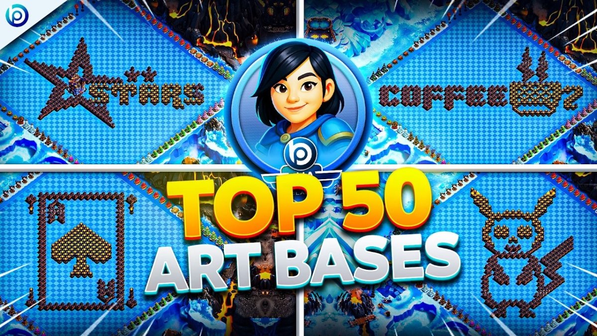 Top 50 Town Hall 18 Bases Best Artistic Base Designs