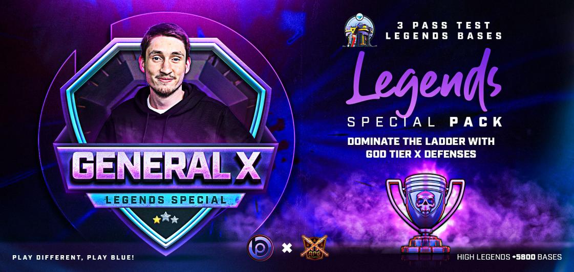 General X Legends Special ⭐ Limited Edition - Blueprint CoC
