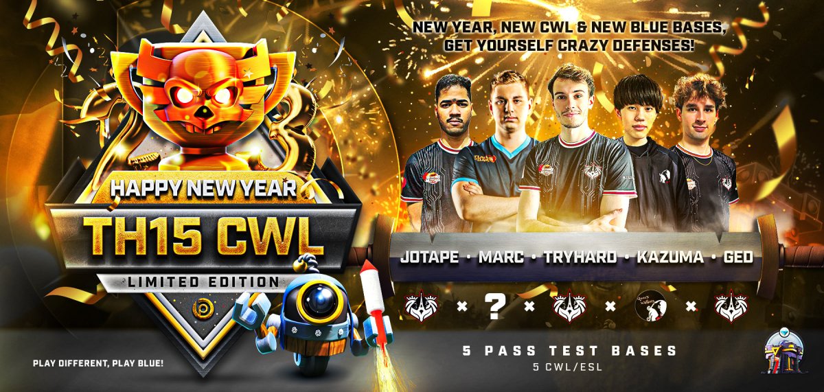 New TH15 NEW YEAR CWL PACK ⭐ Limited Pack - Blueprint CoC