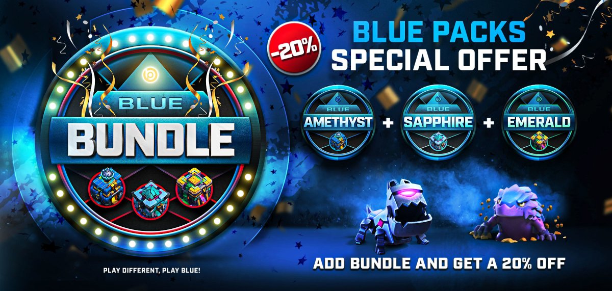 TH12/TH13/TH14 SPECIAL BLUE PACK BUNDLE - Blueprint CoC