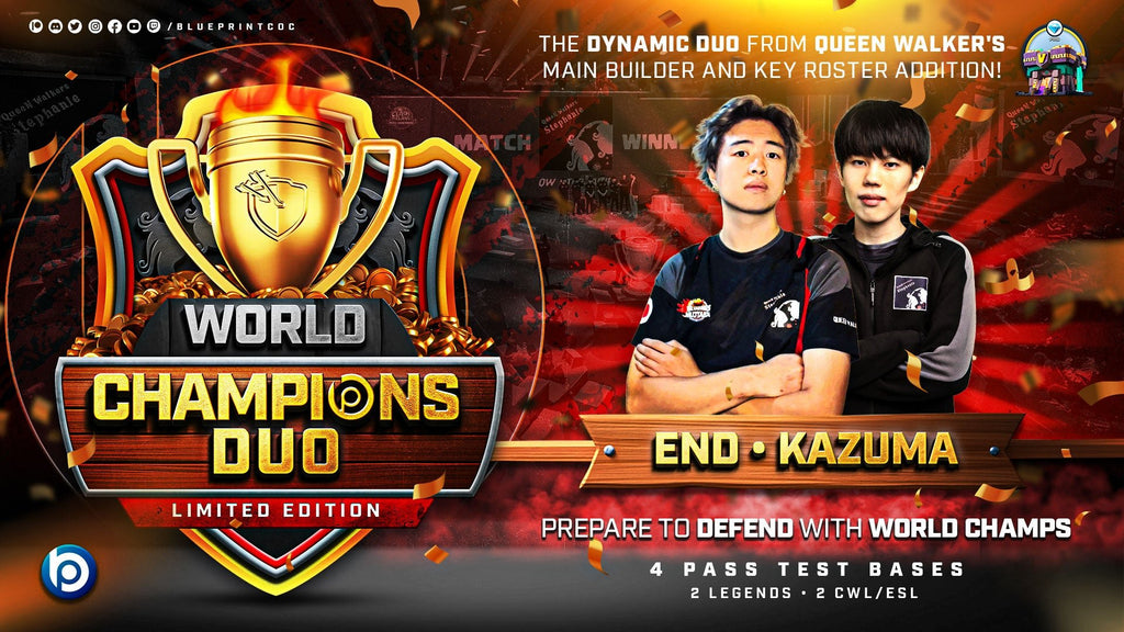 World Champions Duo ⭐ Limited Edition – Blueprint CoC