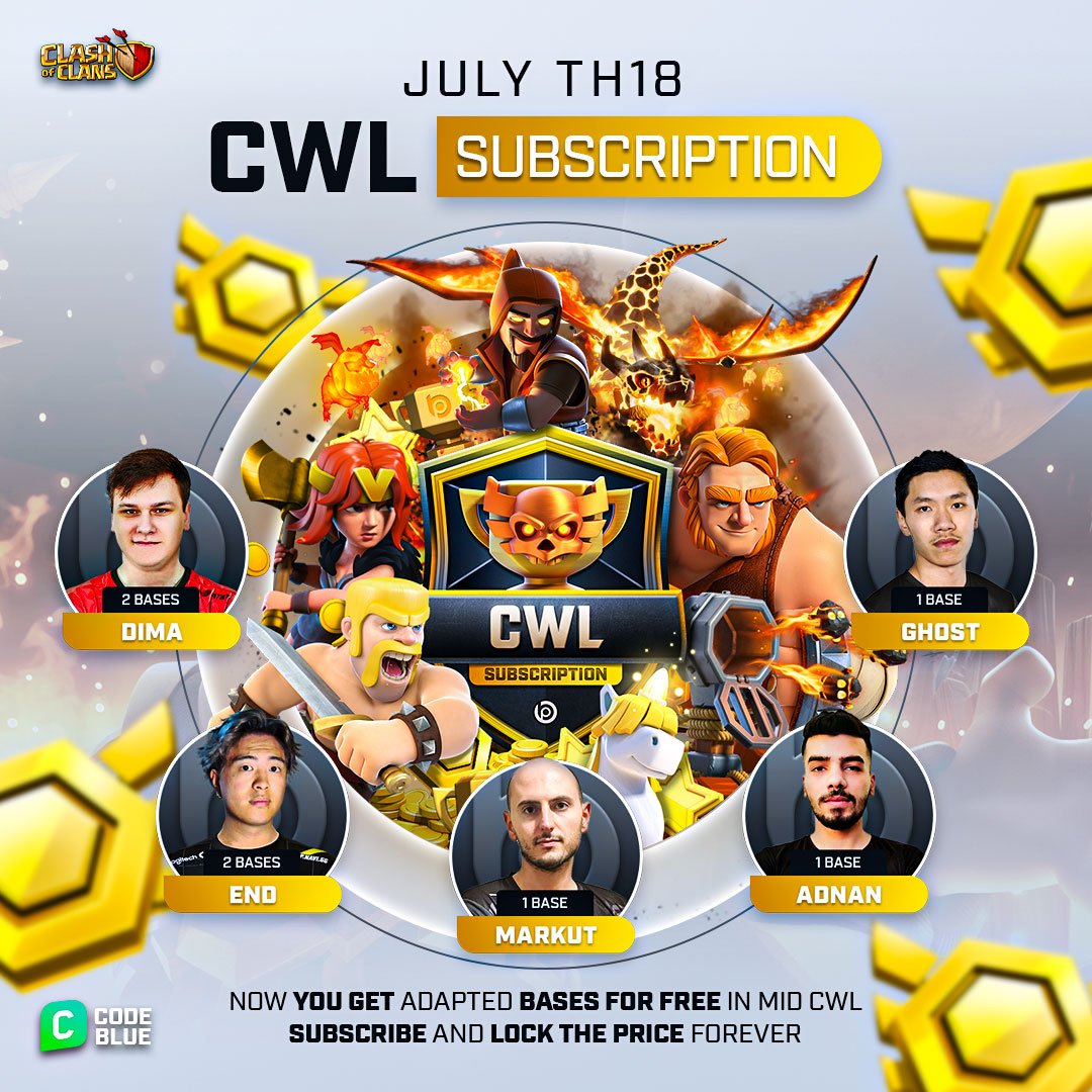 TH18 CWL Subscription