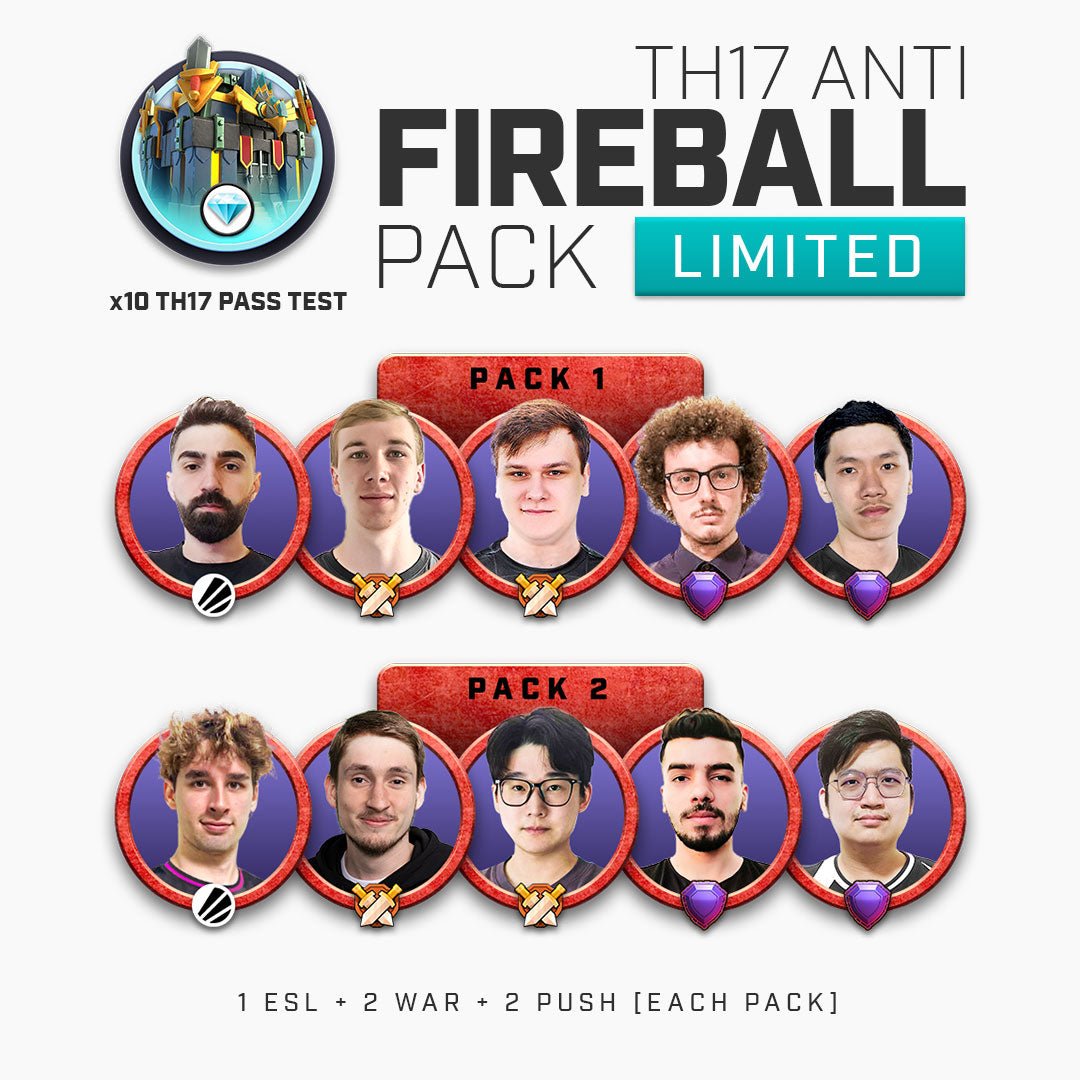 TH17 Anti Fireball Pack | Limited Edition - Blueprint CoC