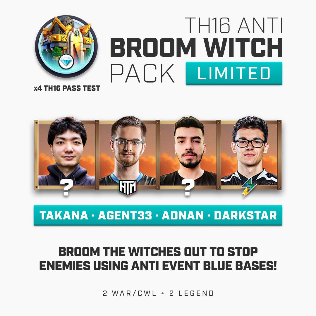 TH16 Anti Broom Witch Base Pack | Limited Edition - Blueprint CoC