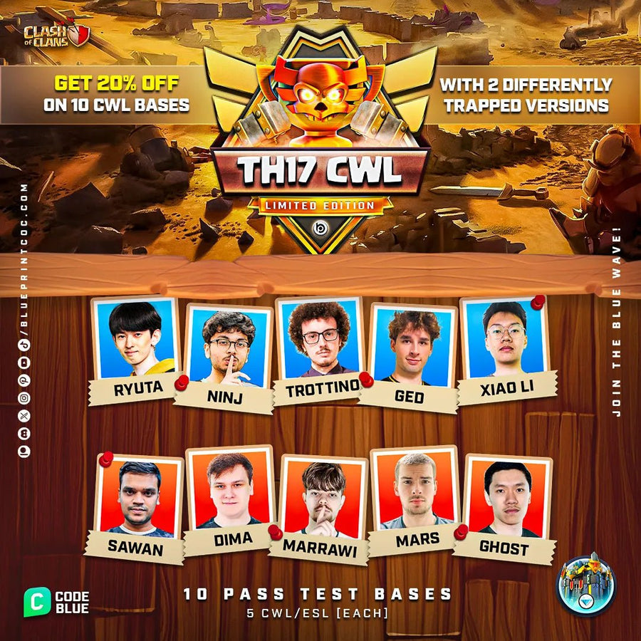 Pre Order TH17 CWL Base Pack