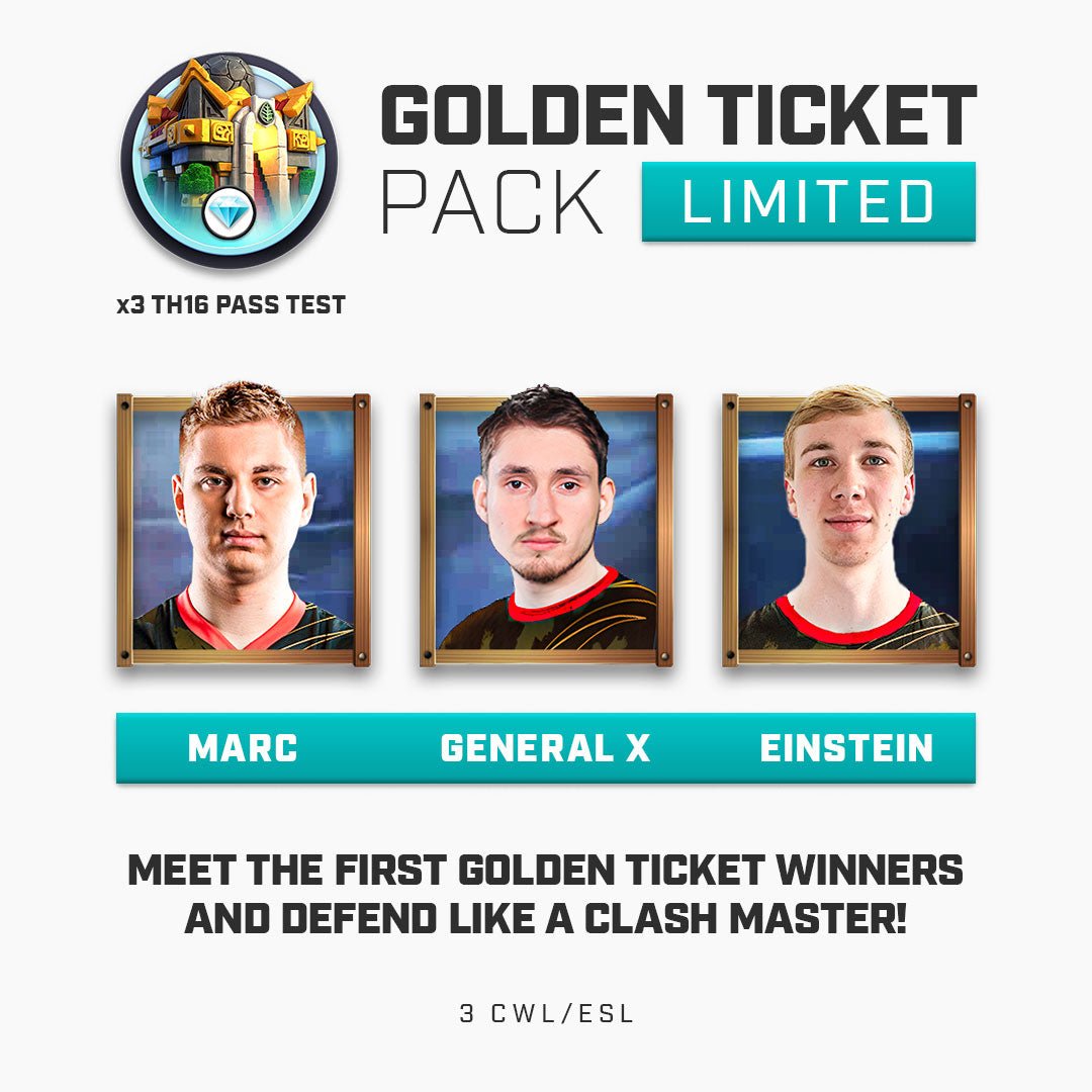 Golden Ticket Base Pack | Limited Edition - Blueprint CoC