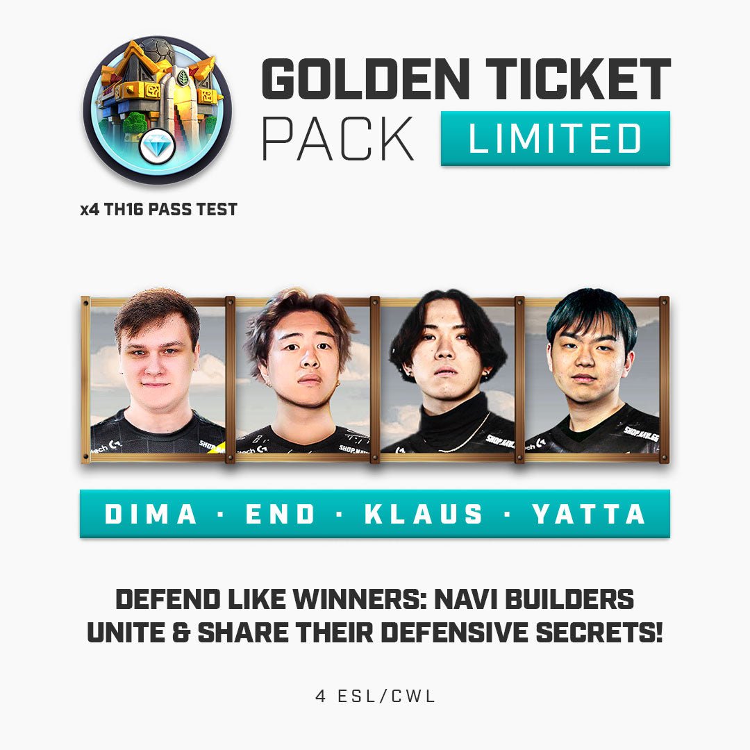 Golden Ticket Base Pack | Limited Edition - Blueprint CoC