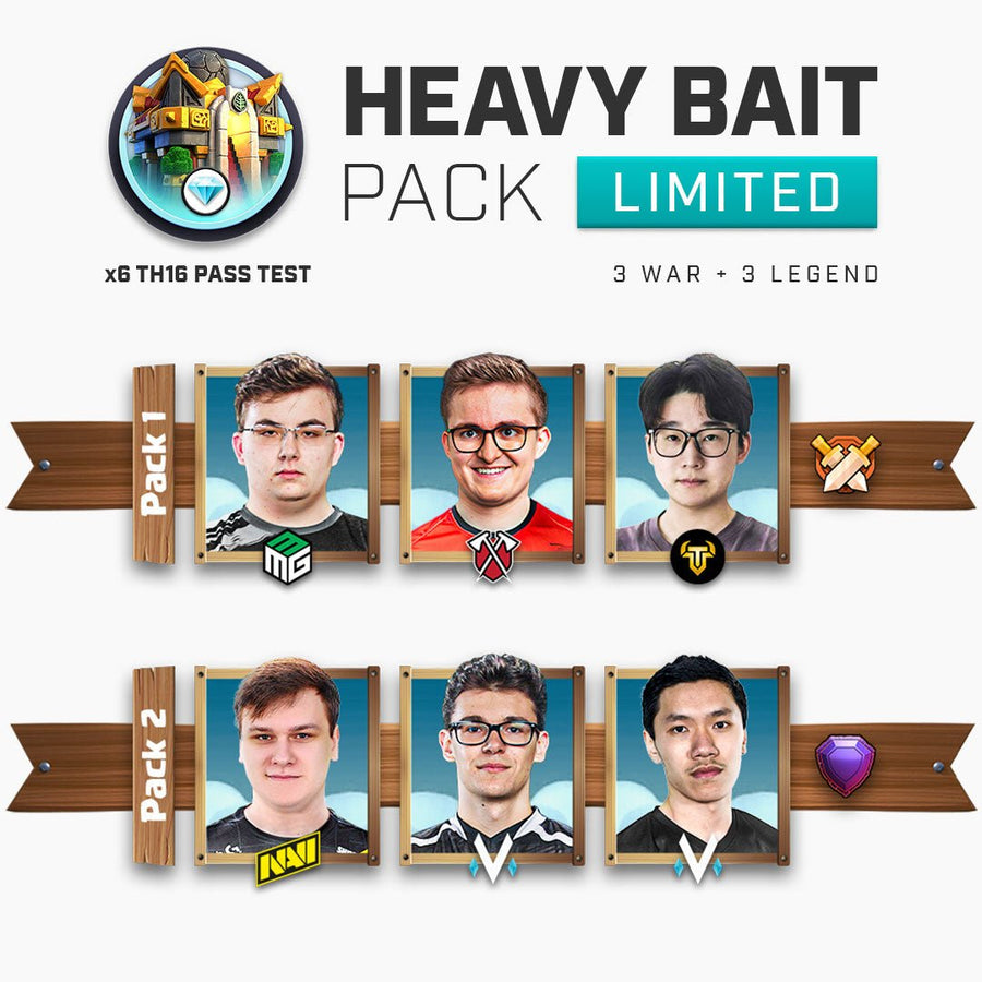 TH16 Heavy Baited Base Pack | Limited Edition - Blueprint CoC
