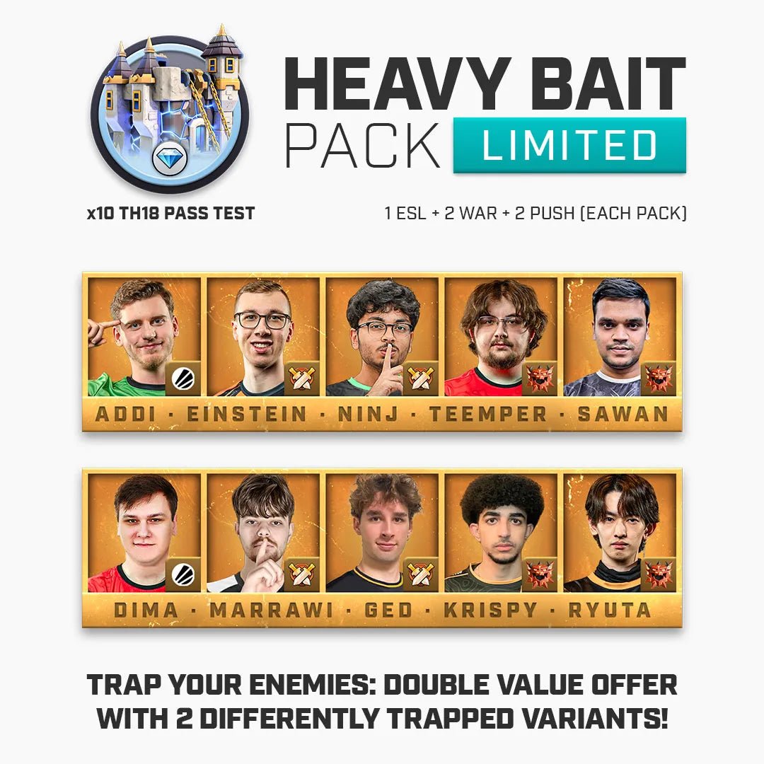 TH18 Heavy Baited Base Pack | Limited