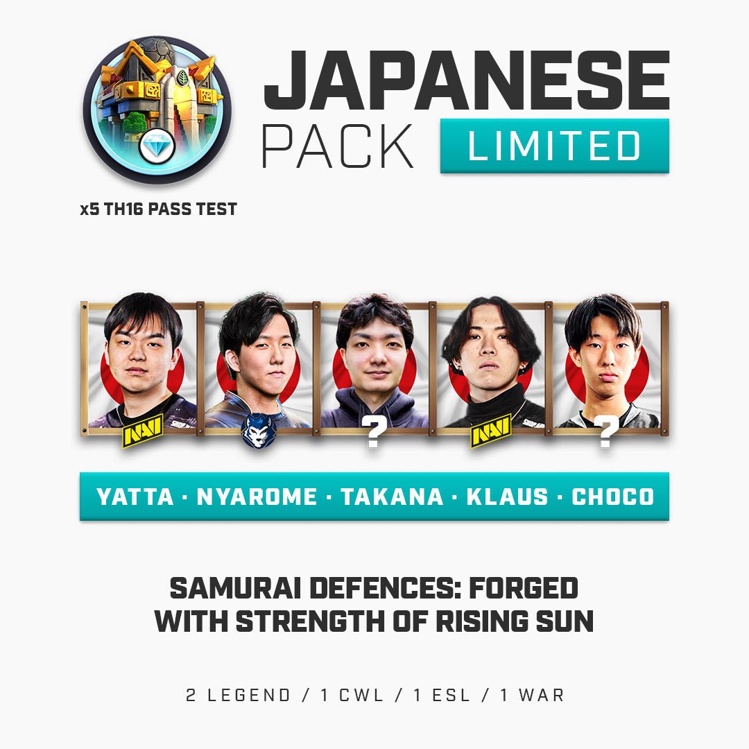 TH16 Japanese Base Pack | Limited