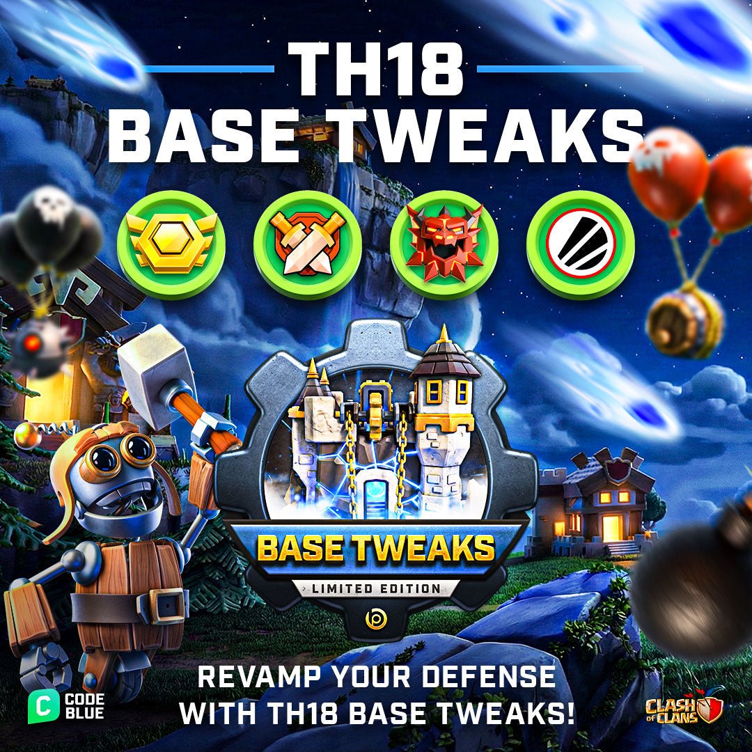TH18 Base Tweaks