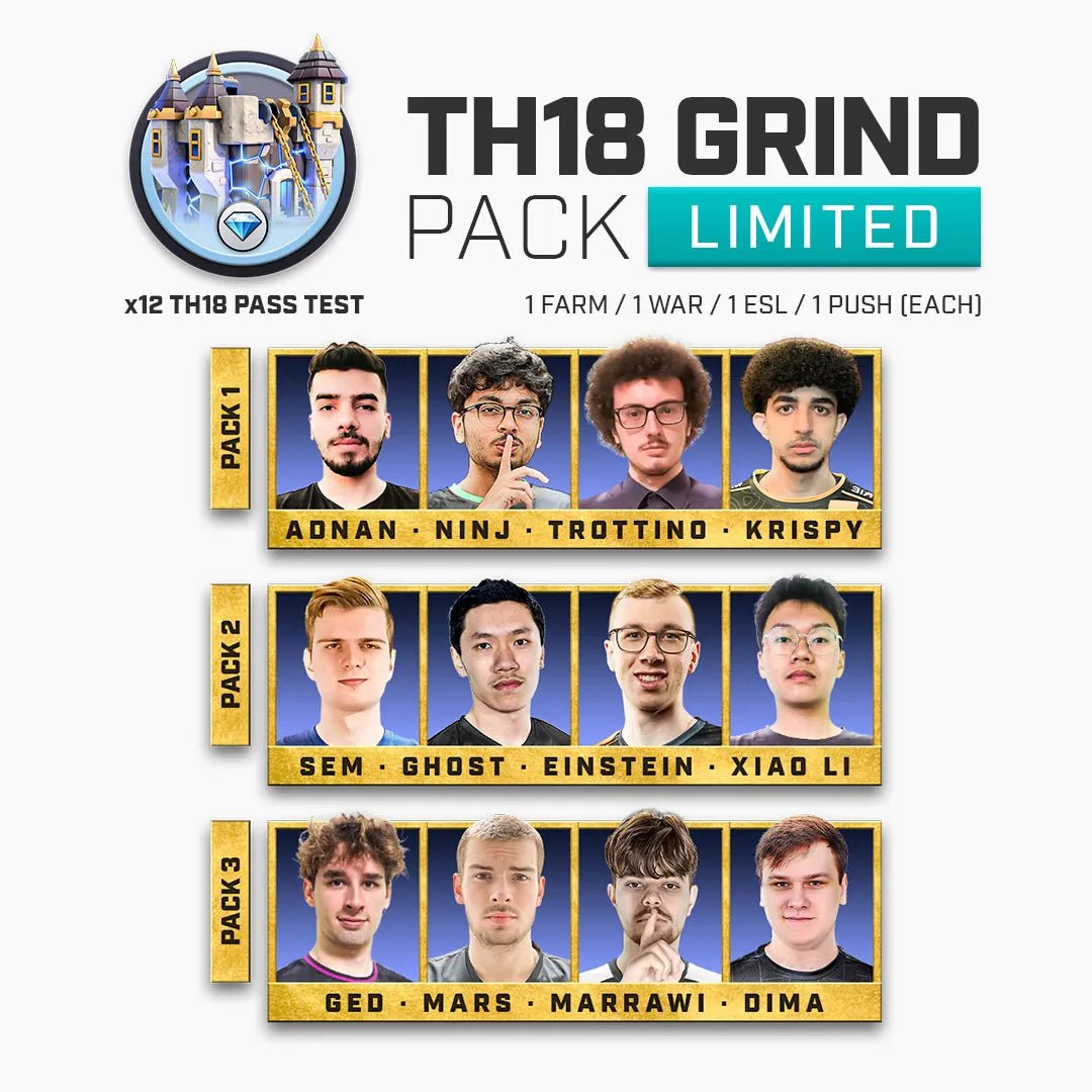 Pre Order TH18 Grind Pack