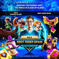 Thumbnail for Root Riders Spam (Master Class) by Max - CoC Coaching