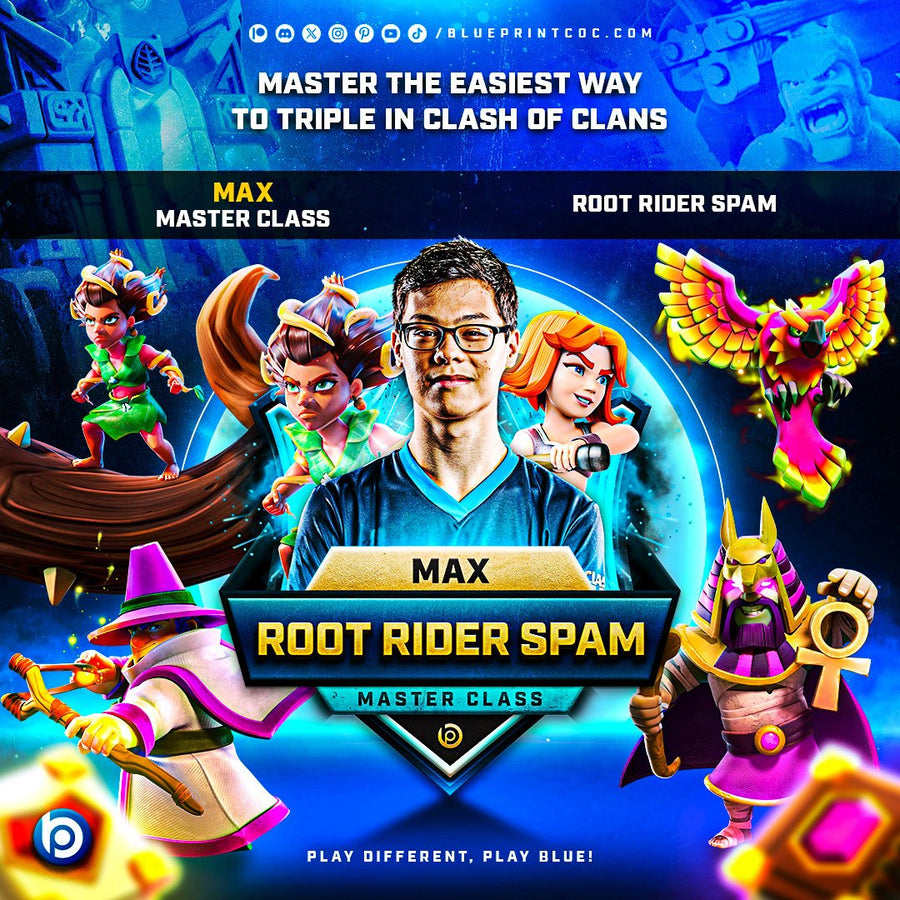 Root Riders Spam (Master Class) by Max - CoC Coaching