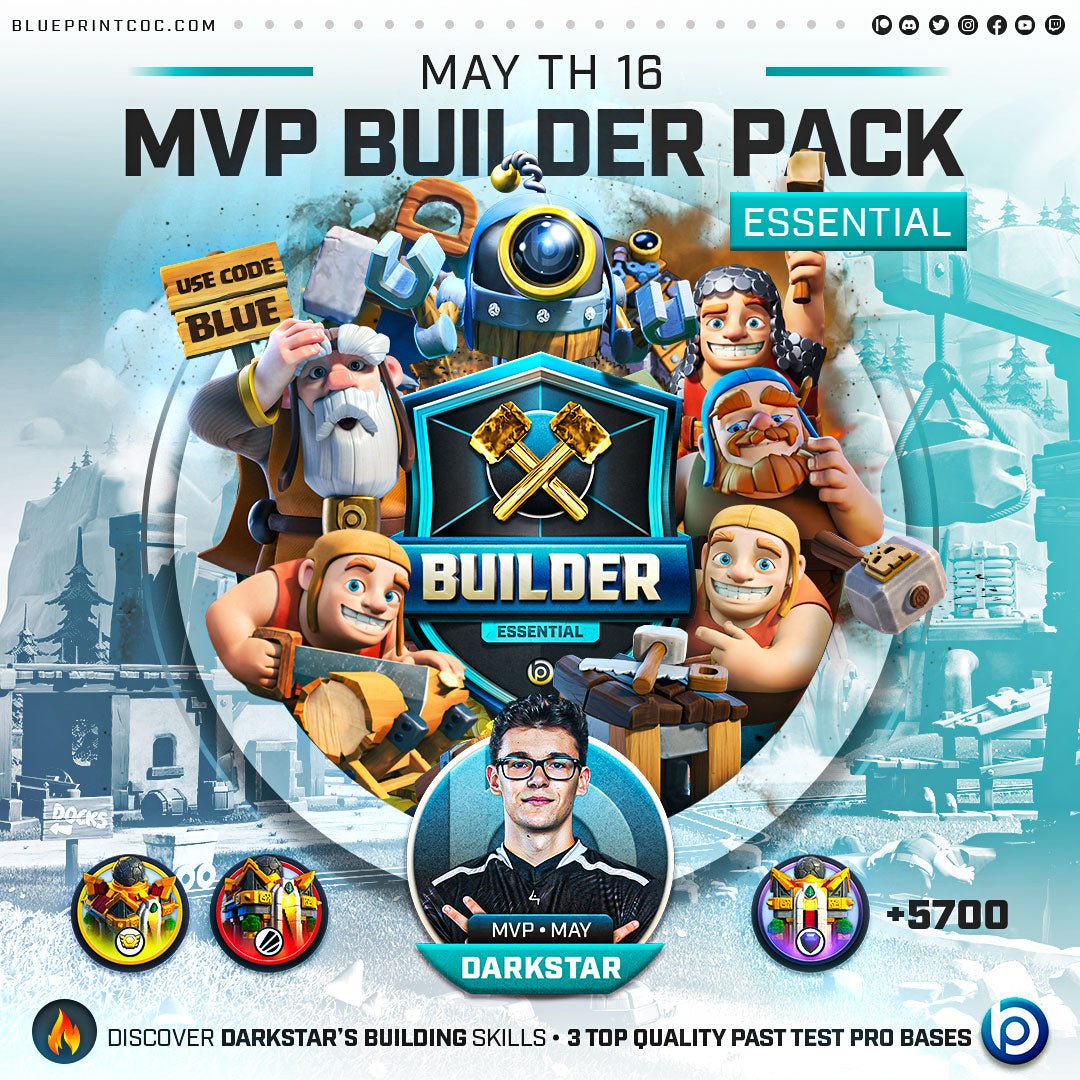 MVP Base Pack of the Month | Essential - Blueprint CoC