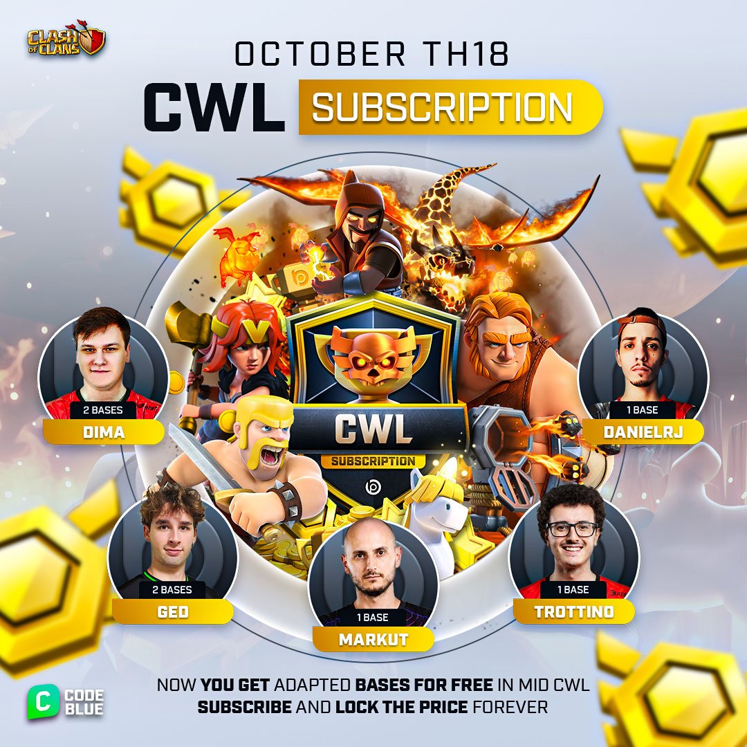 TH18 CWL Subscription