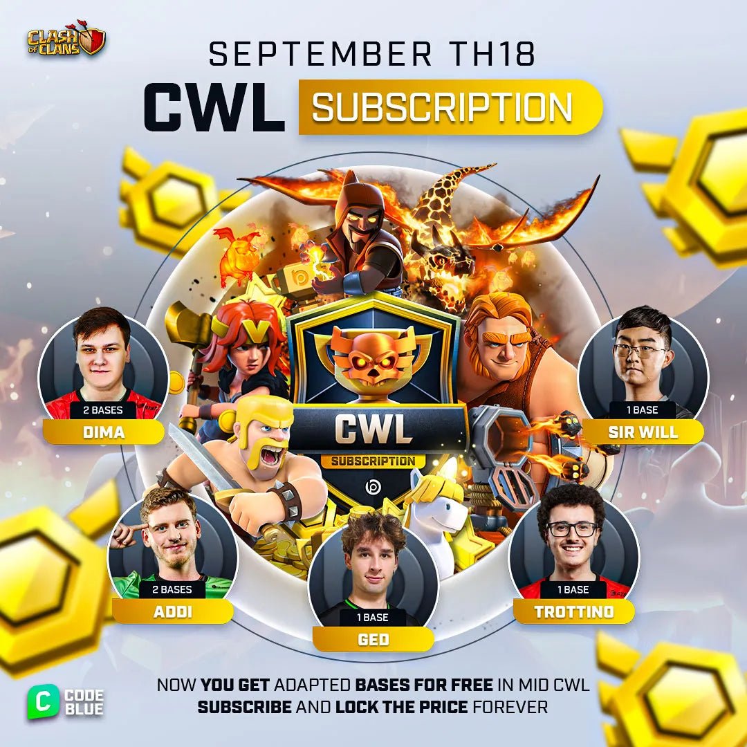 TH18 CWL Subscription