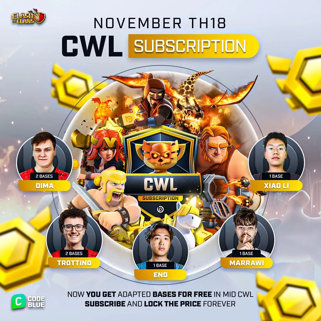 TH18 CWL Subscription