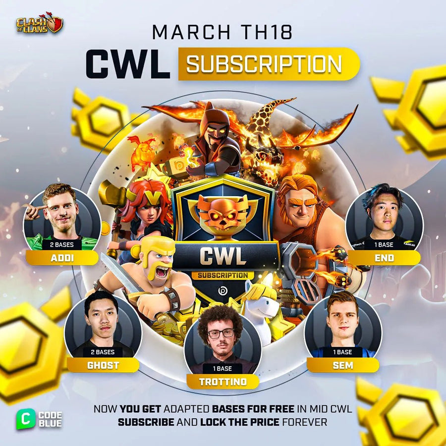 TH18 CWL Subscription