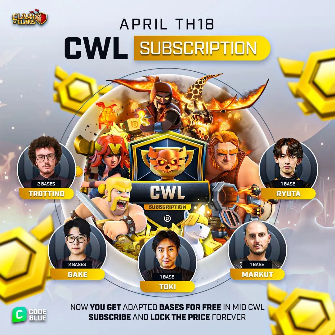 TH18 CWL Subscription