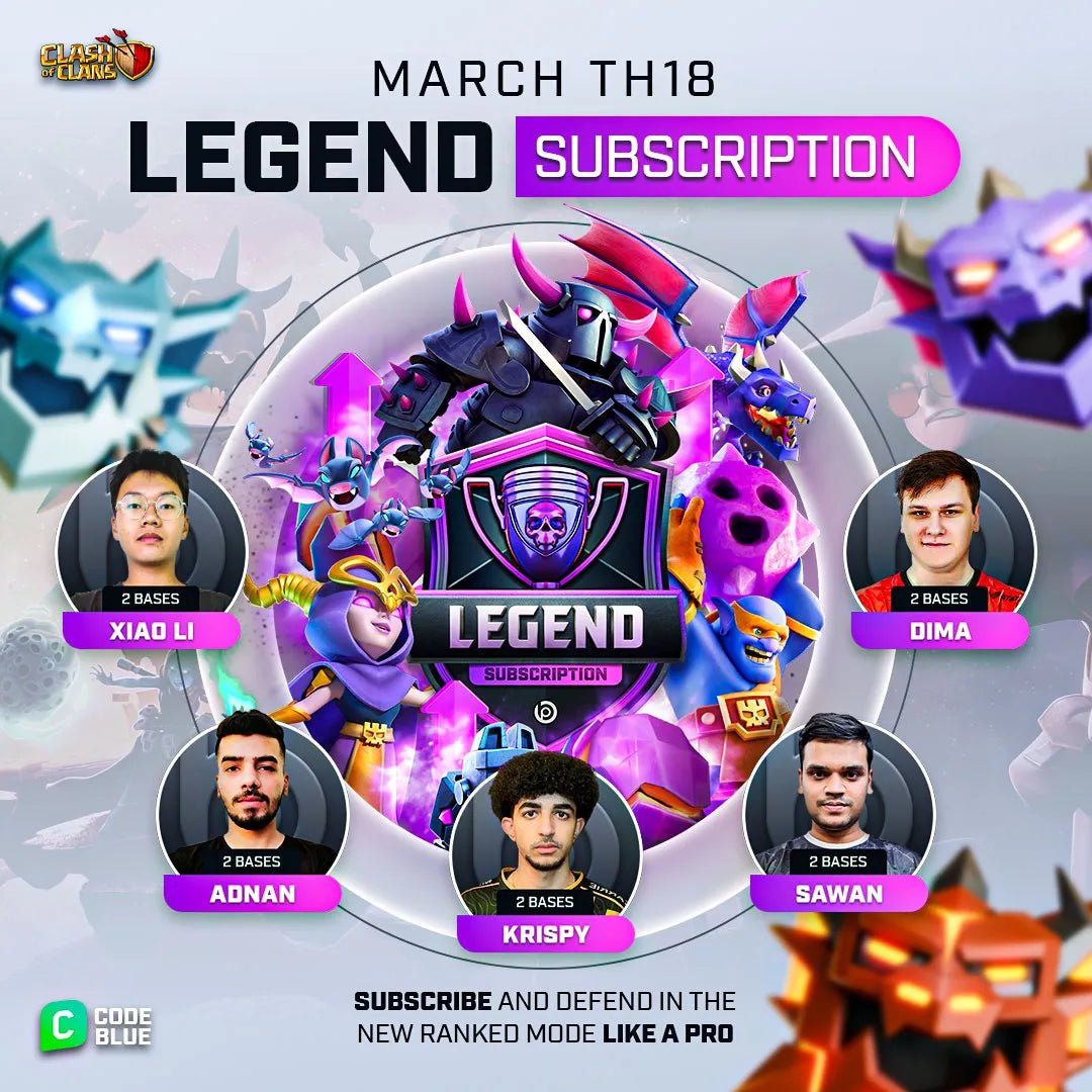 TH18 Legend Subscription
