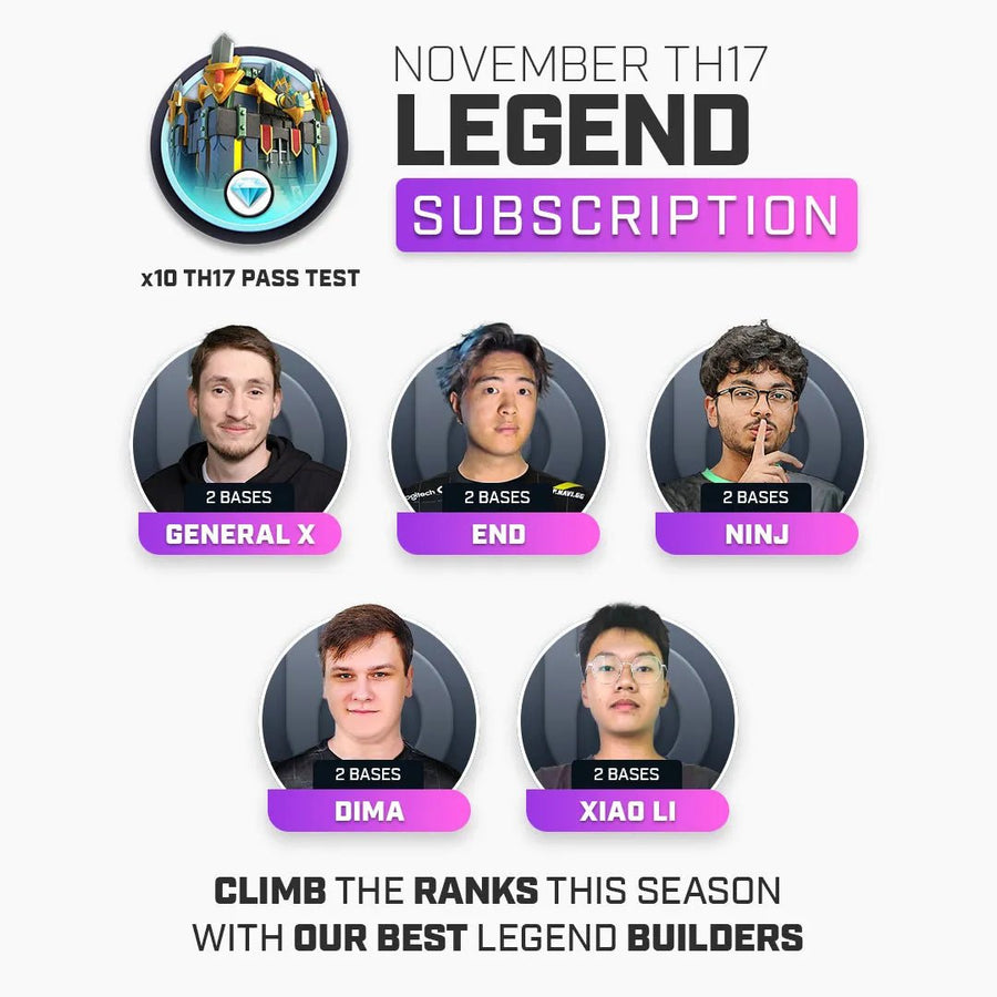 TH17 Legend Subscription