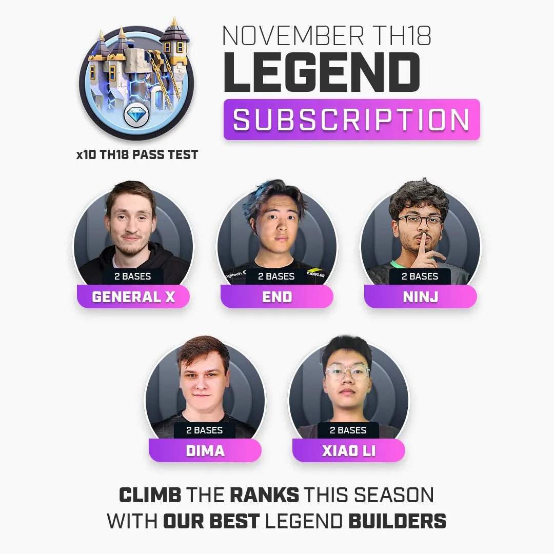 TH18 Legend Subscription