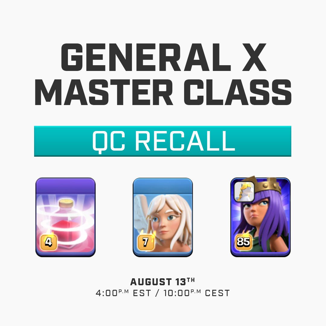QC Recall (Master Class) by General X - CoC Coaching