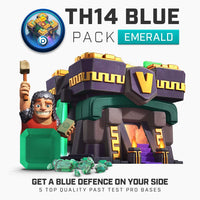 Thumbnail for TH14 Pro Base Pack | Blue - Blueprint CoC Base Building