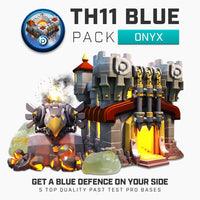 Thumbnail for TH11 Pro Base Pack | Blue - Blueprint CoC Base Building