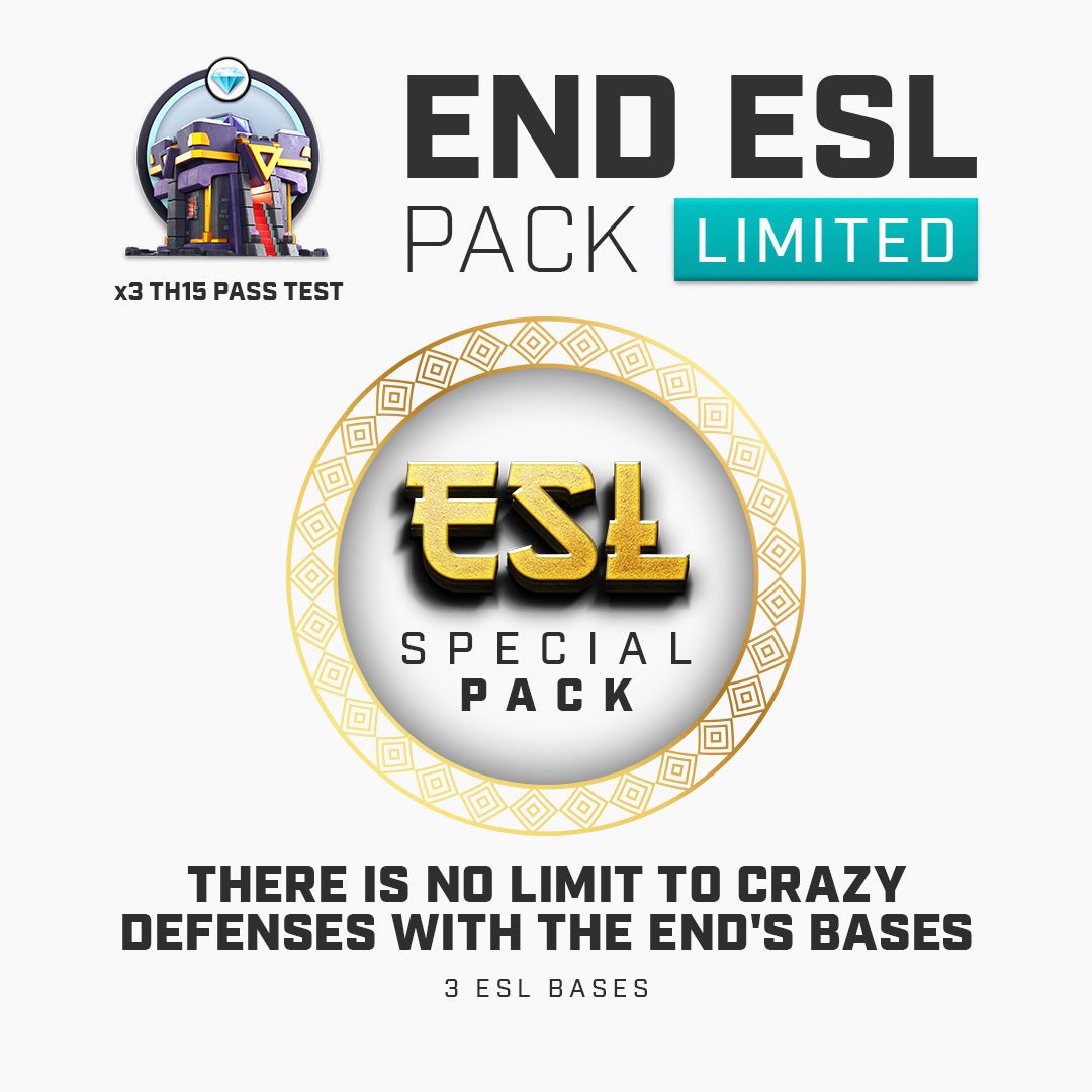 End ESL | Limited - Best TH15 CoC Bases - CoC Legend League Bases - Limited Edition - Blueprint CoC