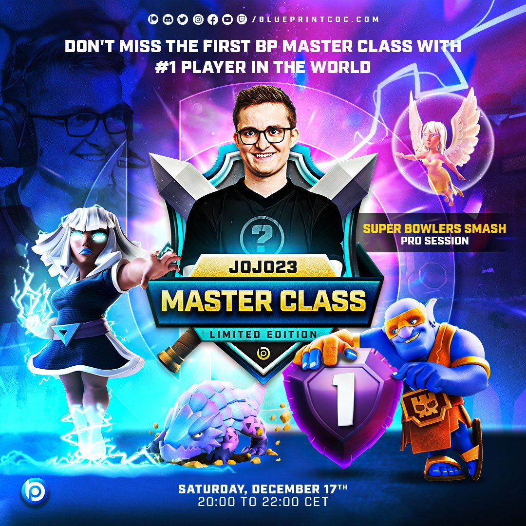 Jojo23 Master Class | Limited - Clash of Clans Coach - CoC Coaching Master Class - Coaching Session - Blueprint CoC